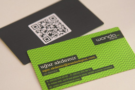 Как сделать визитку с QR кодом